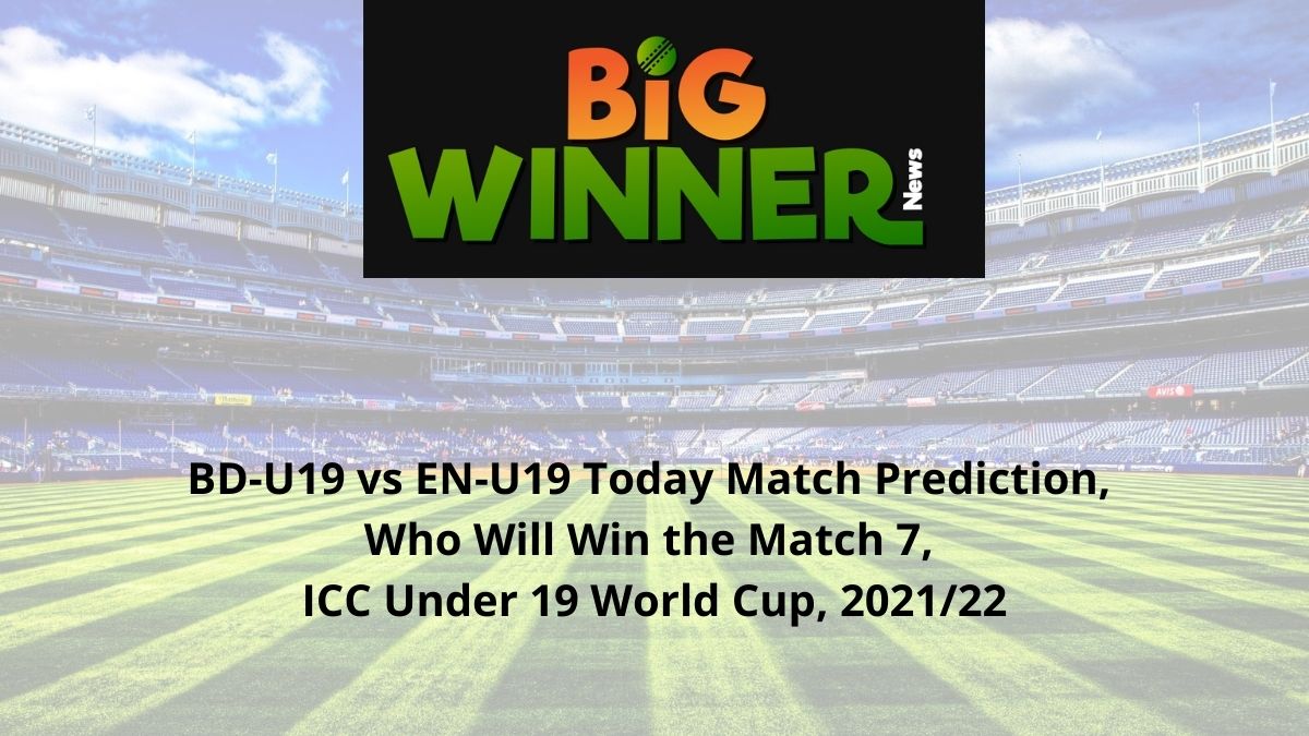 BD-U19-vs-EN-U19-Today-Match-Prediction